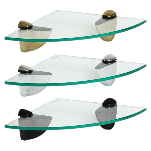 20cm glass floating corner - glass,