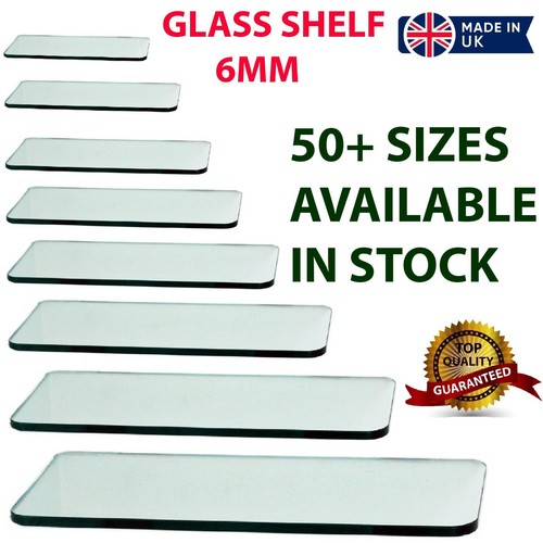 Clear tempered glass shelf - tempered,