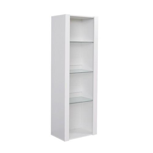 Tall led bookcase display - bookcase,