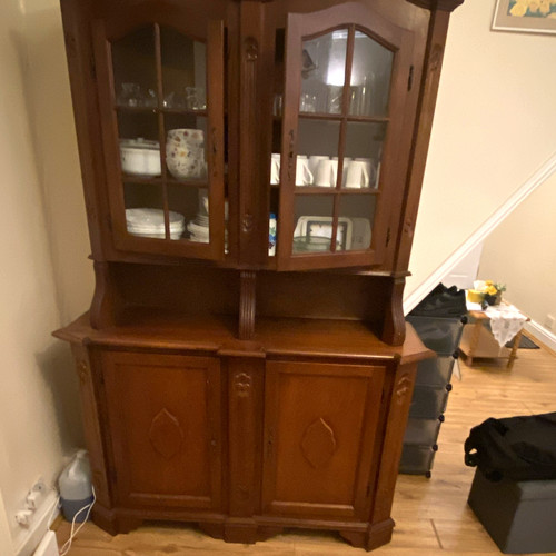 Wood glass brown display - wood,
