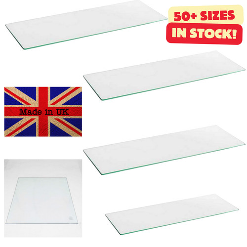 Clear tempered glass - clear, shelf