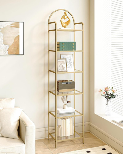 Bookcase tier glass shelves - 6,