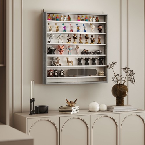 Wall display cabinet - display, with