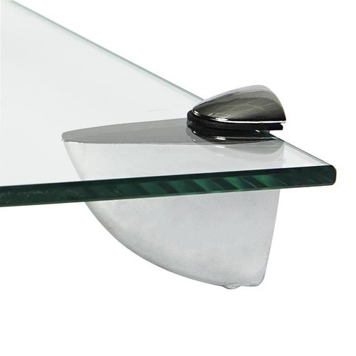 50cm glass floating shelves - floating,