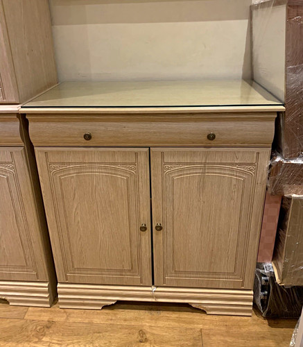 Beige oak display - display, 2