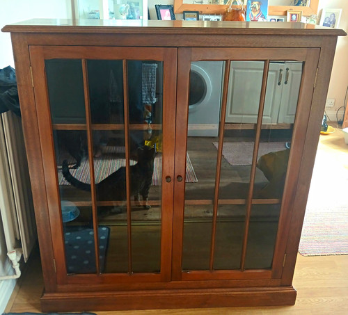 Wood glass brown - &,