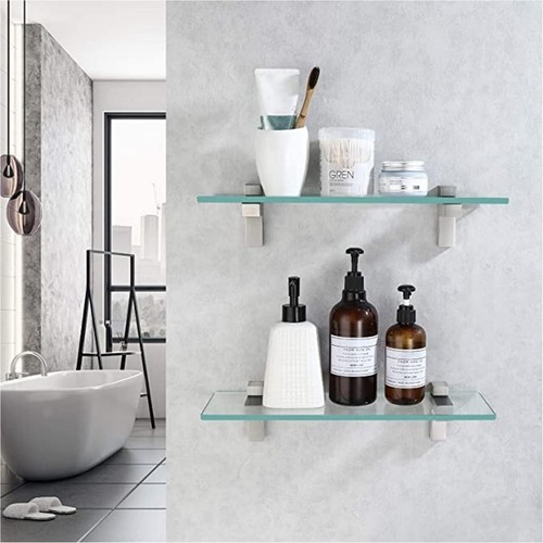 Glass shelf panel storage - 2x,