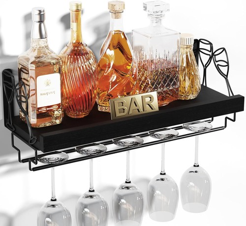 Wine rack floating bar - floating, wall