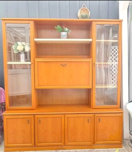 Freestanding brown wood - wood, &