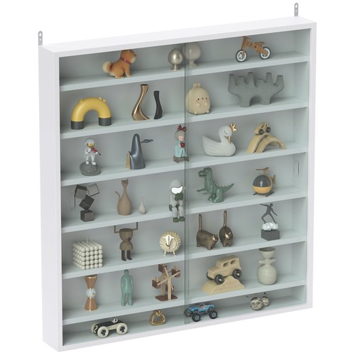 Homcom tier wall mounted - 7-tier,