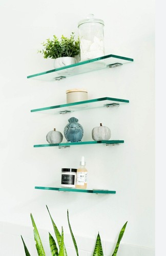Glass shelf set 4 storage - set,