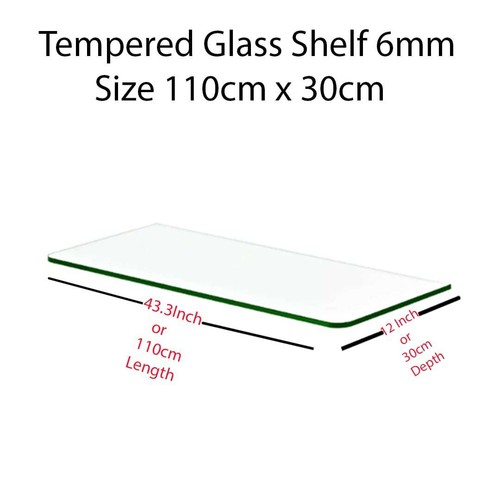 Clear tempered glass - glass, shelf