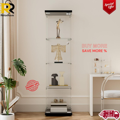 Beauty4u shelf glass display - glass,