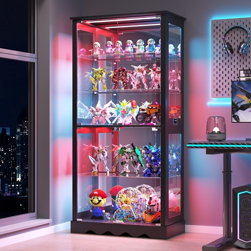 Display cabinet with glass - with,