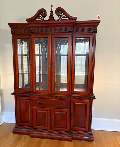 Traditional brown wood glass - brown,