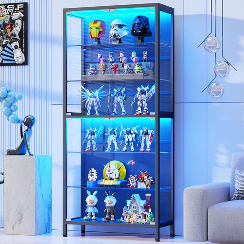 Glass display case with - glass,