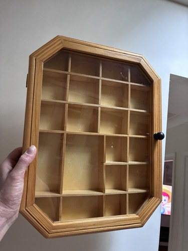 Vintage wooden shadow - wooden, box